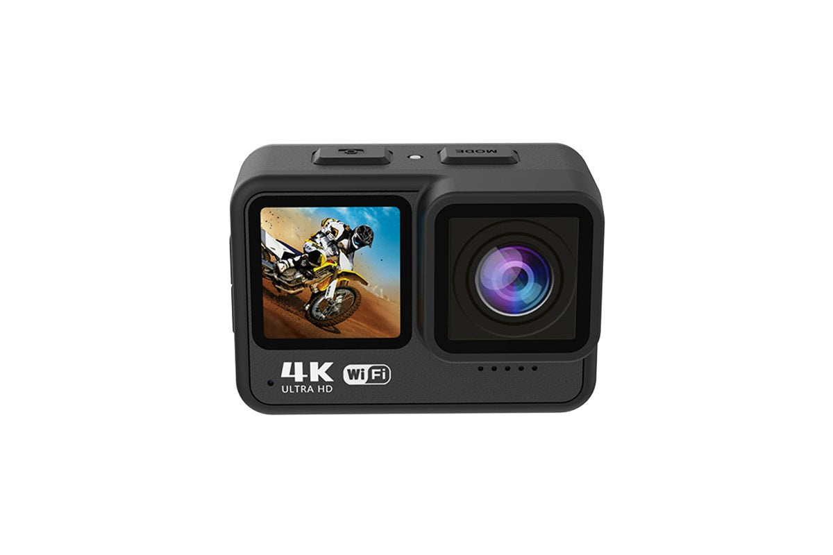 Kogan 4K Dual Touchscreen 21m Waterproof Action Camera