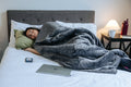 Kogan Washable Electric Heated Throw Blanket (Charcoal, 200 x 180cm)