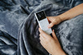 Kogan Washable Electric Heated Throw Blanket (Charcoal, 160 x 130cm)