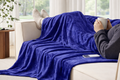 Kogan Washable Electric Heated Throw Blanket (Navy, 200 x 180cm)