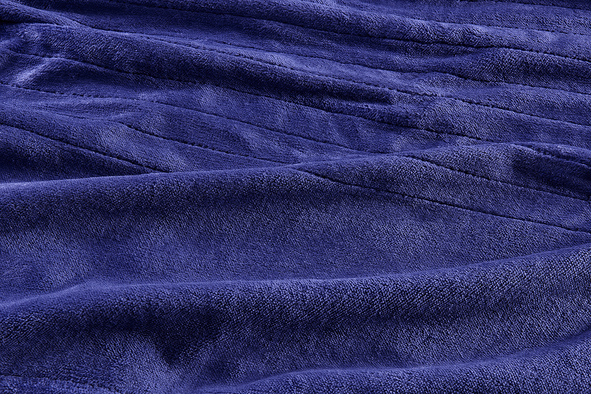 Kogan Washable Electric Heated Throw Blanket (Navy, 200 x 180cm)
