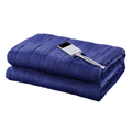 Kogan Washable Electric Heated Throw Blanket (Navy, 160 x 130cm)