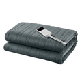 Kogan Washable Electric Heated Throw Blanket (Charcoal, 200 x 180cm)