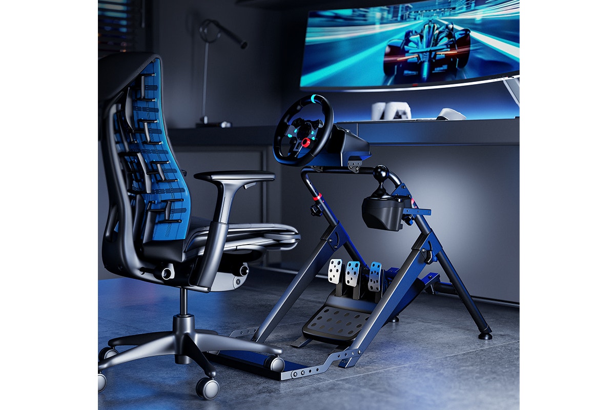 Kogan Foldable Racing Simulator Wheel Stand