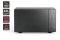 Kogan 45L Inverter Microwave with Mirror Finish (Black)