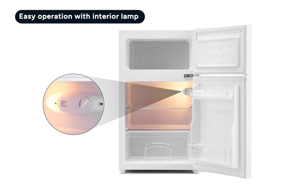 Kogan 85L Top Mount Fridge (White)