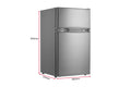 Kogan 85L Top Mount Fridge (Stainless Steel)