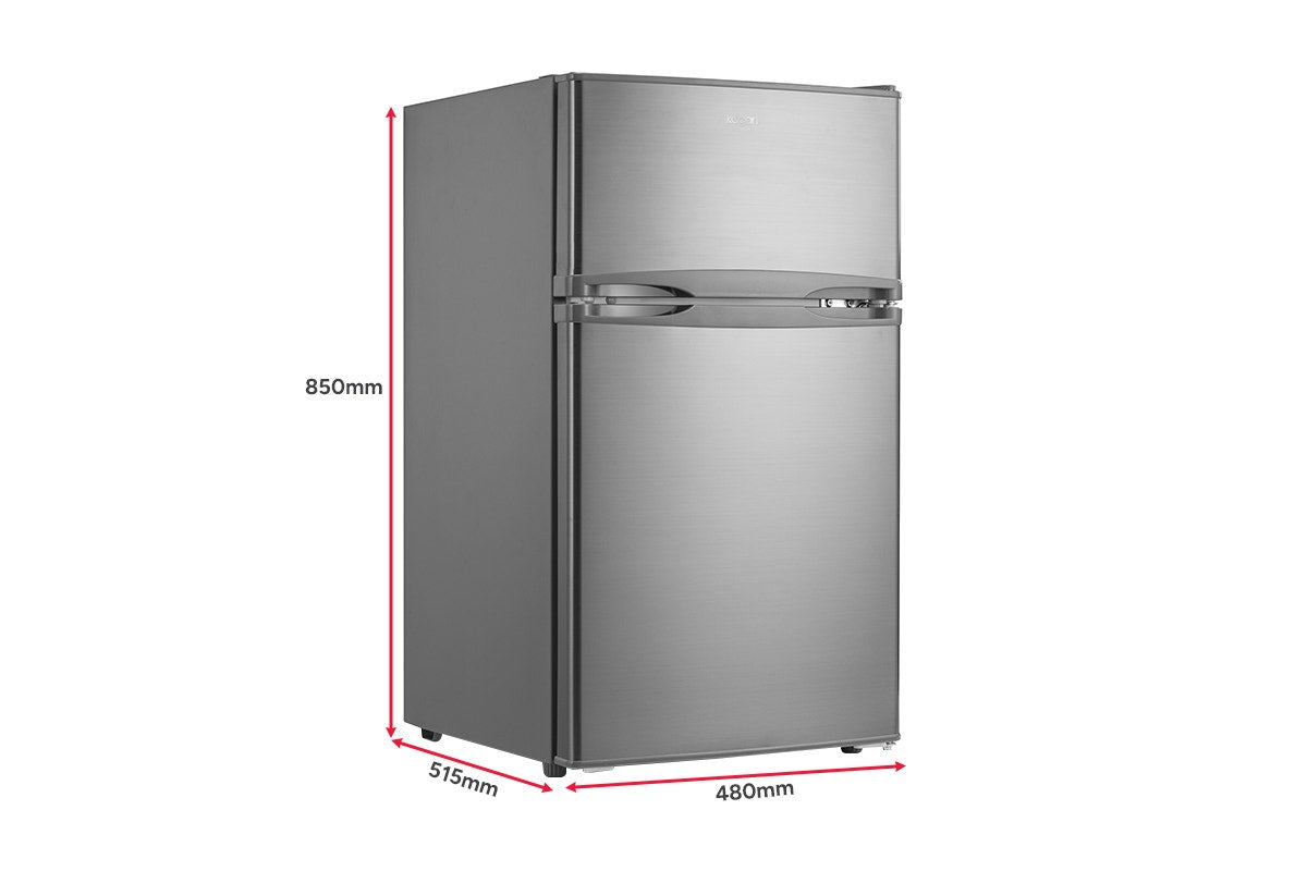 Kogan 85L Top Mount Fridge (Stainless Steel)