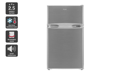 Kogan 85L Top Mount Fridge (Stainless Steel)