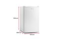 Kogan 121L Bar Fridge (White)