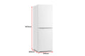 Kogan 230L Bottom Mount Fridge (White)