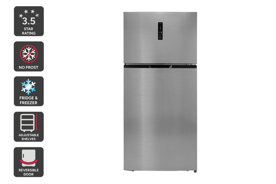 Kogan 480L Top Mount Fridge (Stainless Steel)