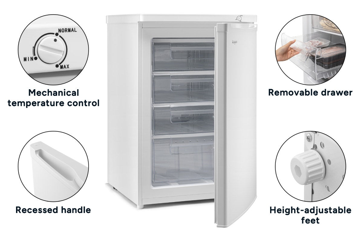 Kogan 91L Upright Freezer - White - SuperSaverAU - view 10