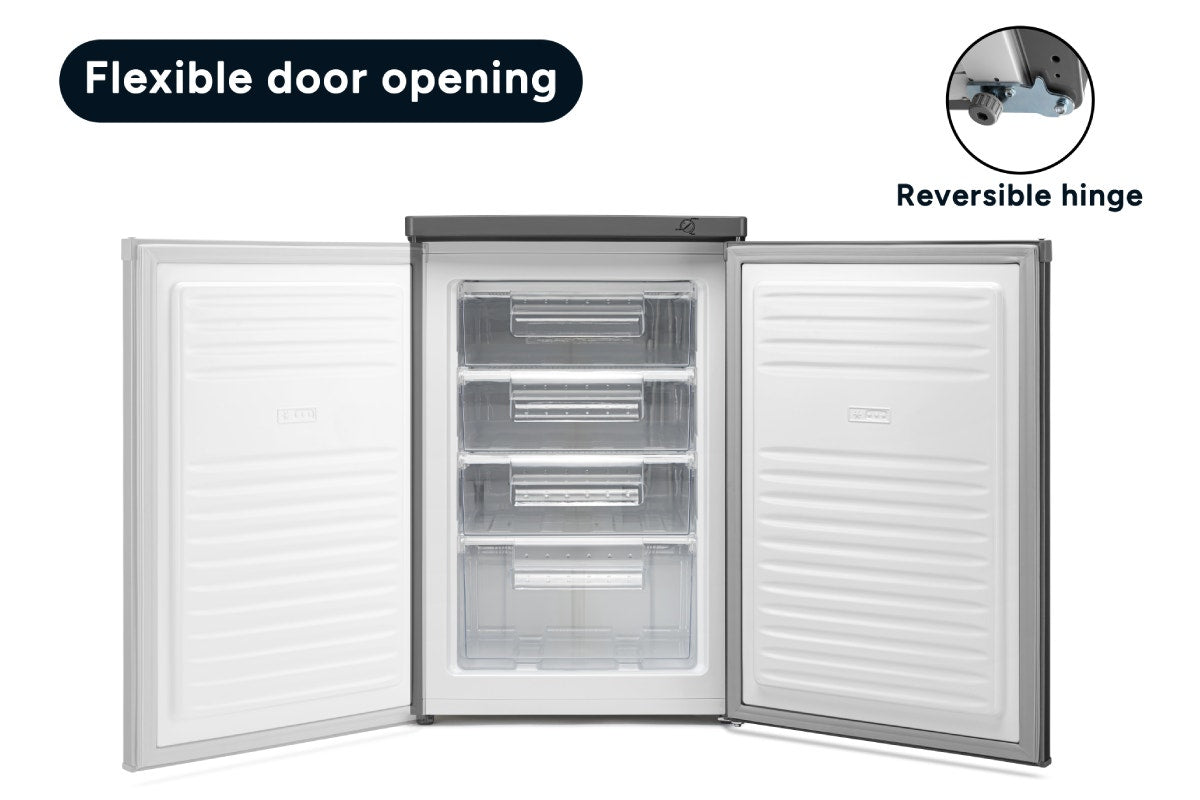 Kogan 91L Upright Freezer (Stainless Steel)