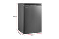 Kogan 91L Upright Freezer (Stainless Steel)