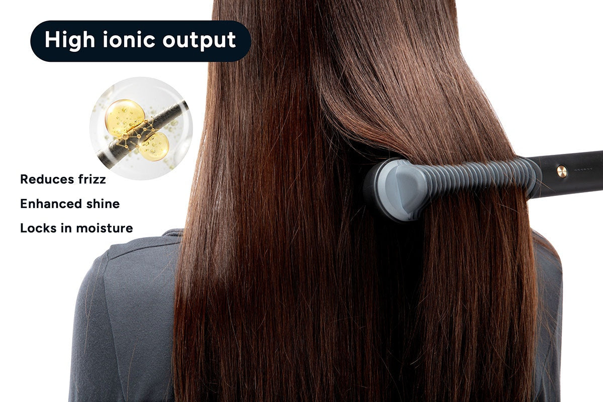 Kogan Heated Ionic Hair Brush Straightener - SuperSaverAU - view 7