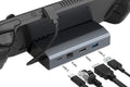 Kogan 6-in-1 100W PD USB-C Steam Deck Docking Station (4K, 60Hz)
