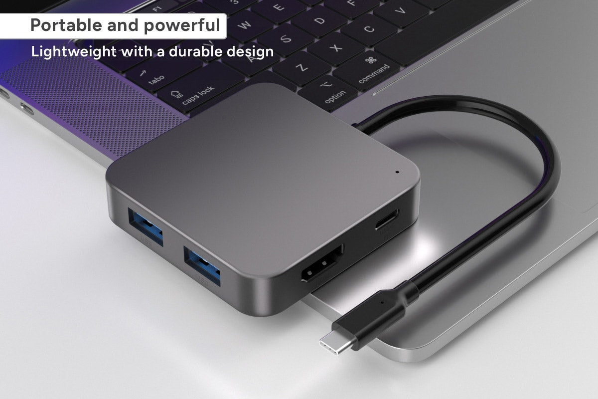 Kogan 6-in-1 100W PD USB-C Hub for PC and Tablets (4K, 60Hz)