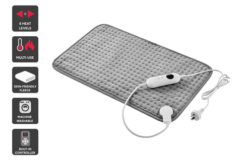 Kogan Electric Heating Pad (Charcoal, 35 x 60cm)