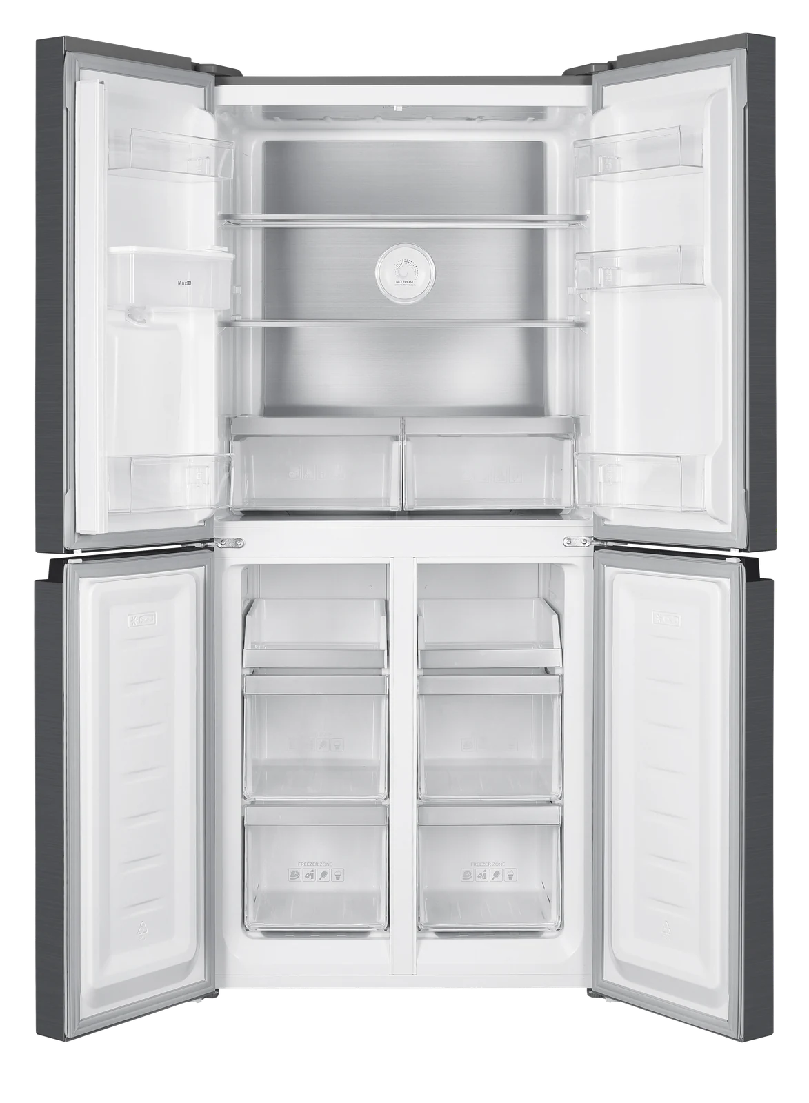 Kogan 464L French Door Fridge with Water Dispenser (Stainless Steel)