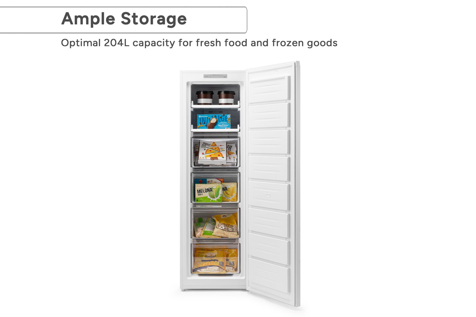Kogan 204L Upright Frost Free Freezer (White)