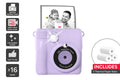 Kogan Kids Digital Instant Print Camera 1080p with 3 Rolls - Purple - SuperSaverAU - view 1