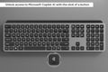 Kogan Low Profile Wireless Keyboard with Copilot AI Key