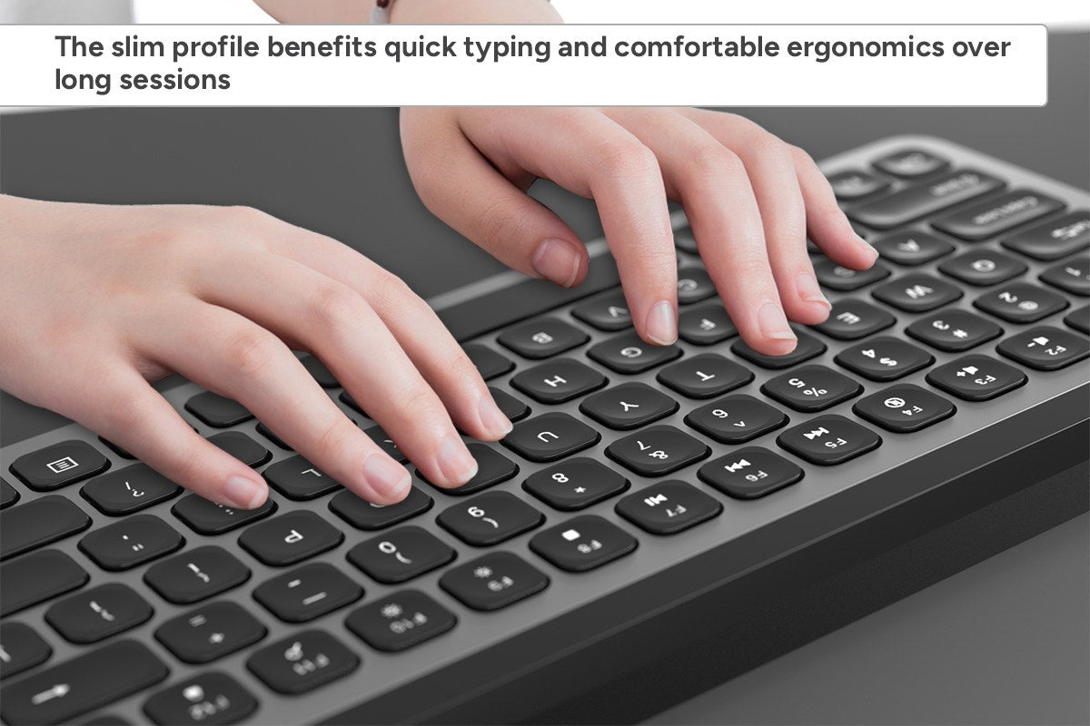 Kogan Low Profile Wireless Keyboard with Copilot AI Key