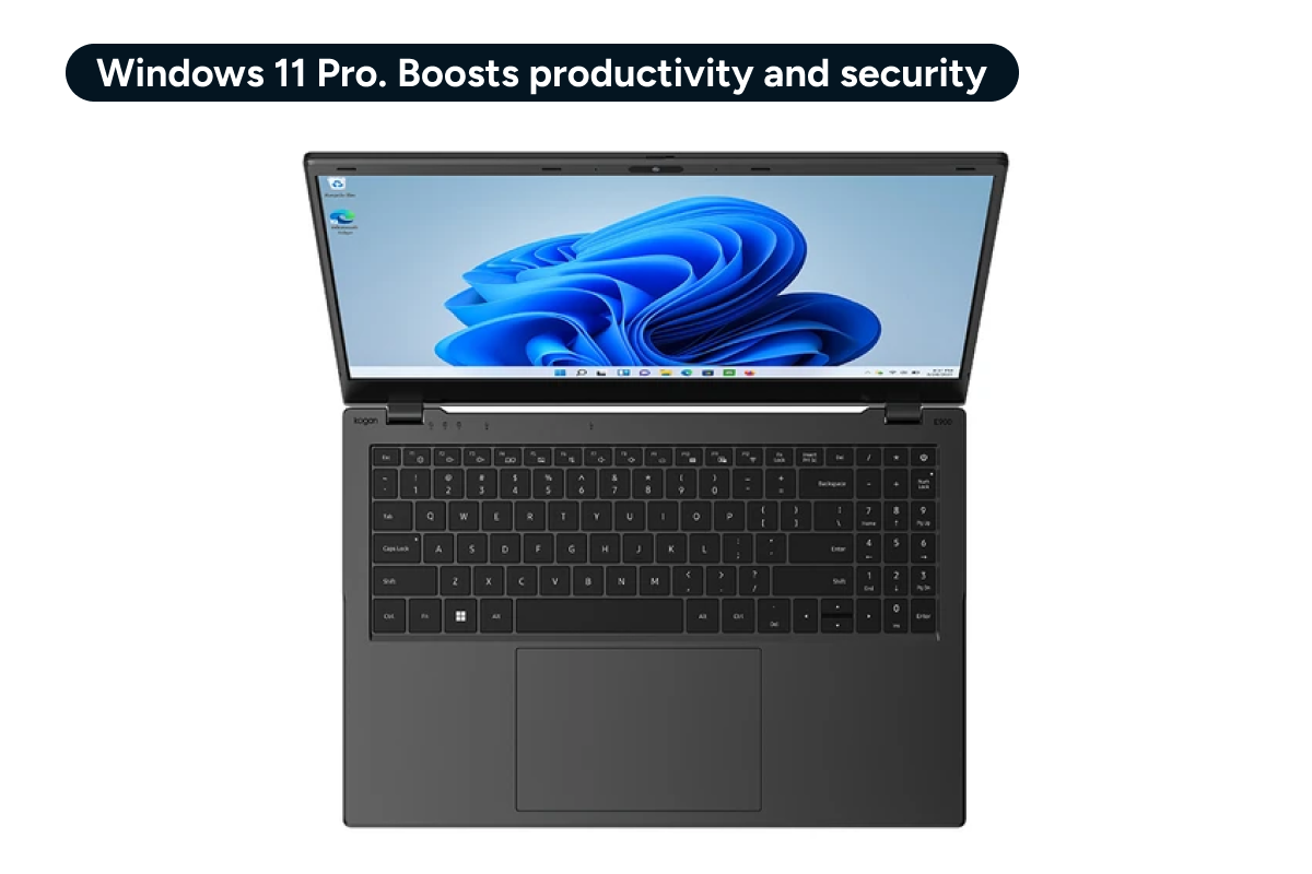 Kogan Atlas 15.6" Full HD Intel N100 USB-C Laptop with Windows 11 Pro (128GB)