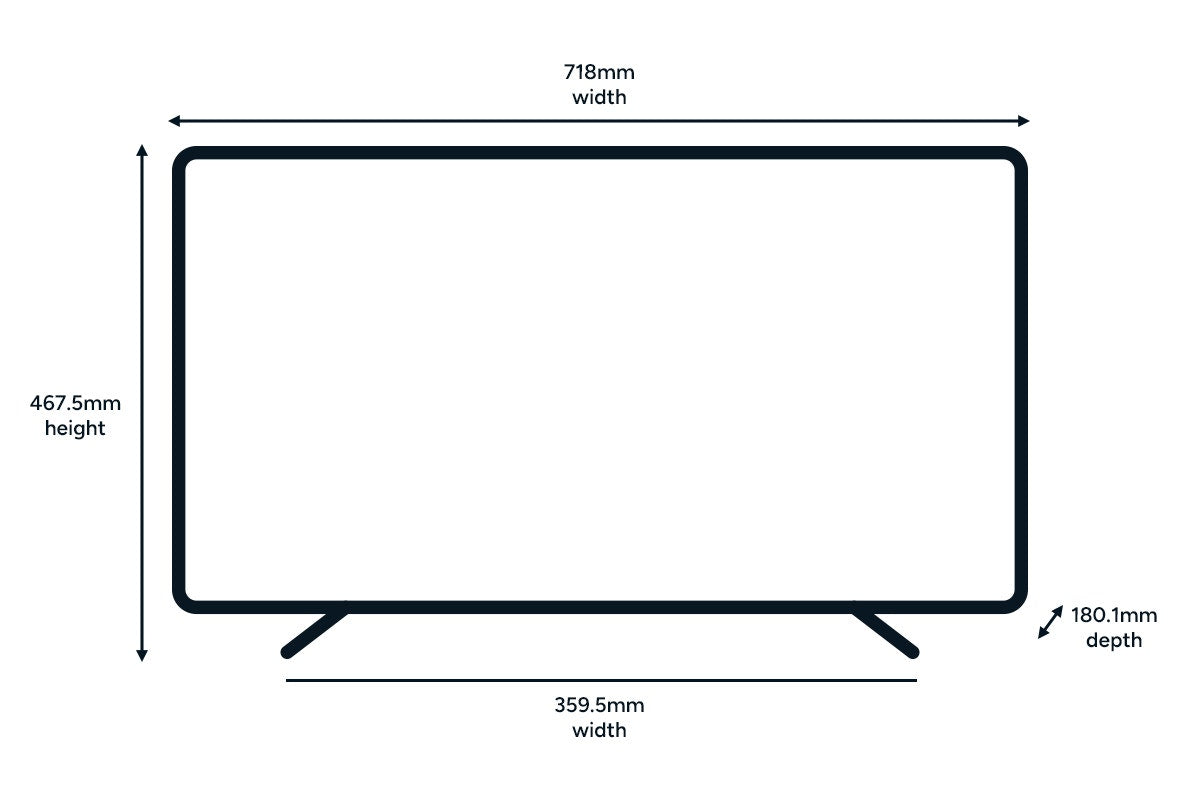 Kogan 32" LED Smart AI Google 12V TV (USB-C) - R98T