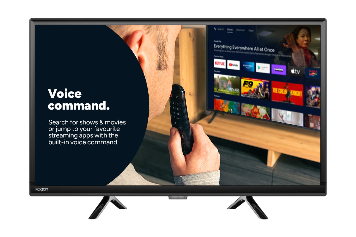 Kogan 24" LED Smart AI Google 12V TV - R98T
