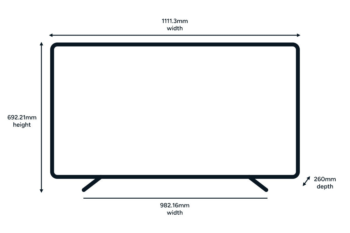 Kogan 50" LED 4K Smart AI Google TV