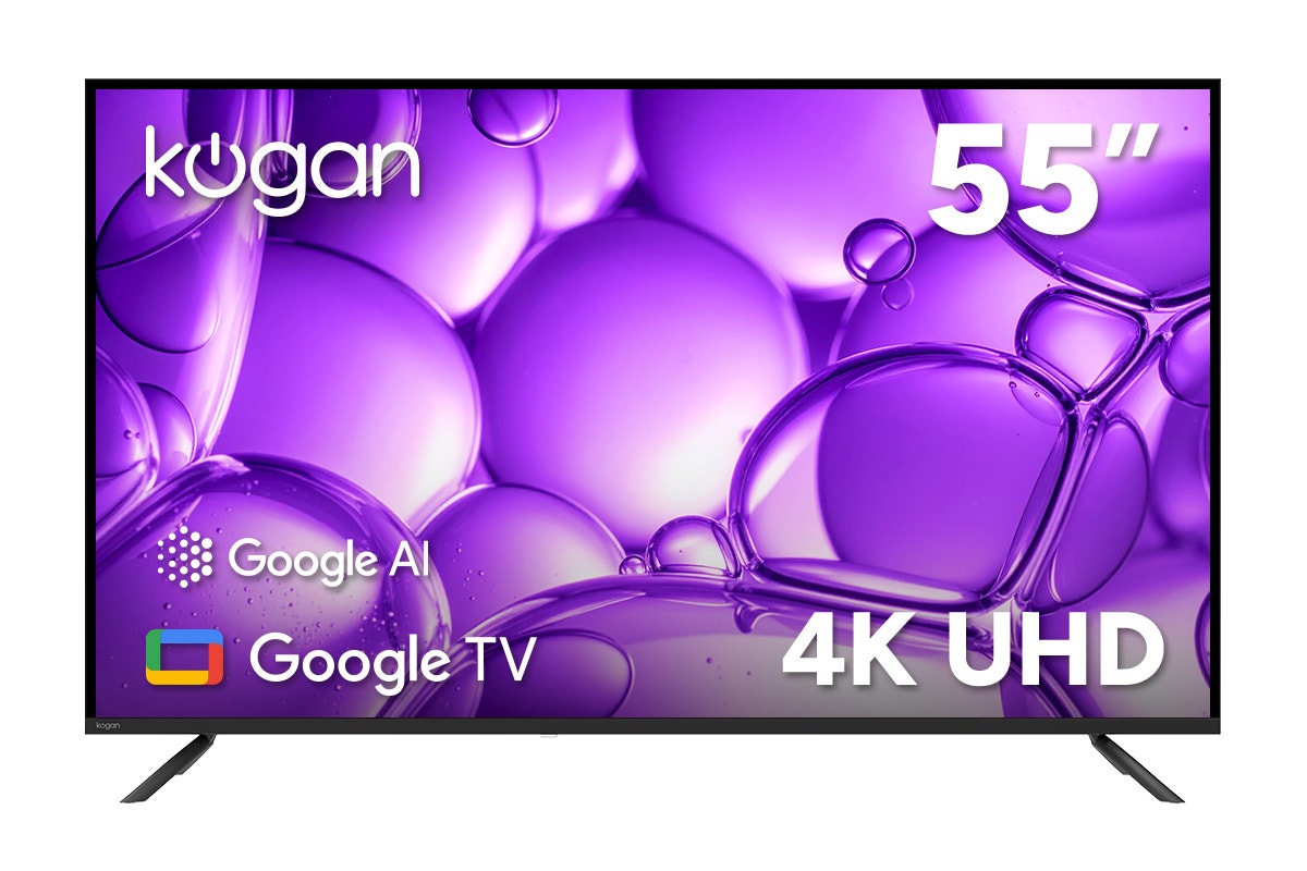 Kogan 55" LED 4K Smart AI Google TV - U94V