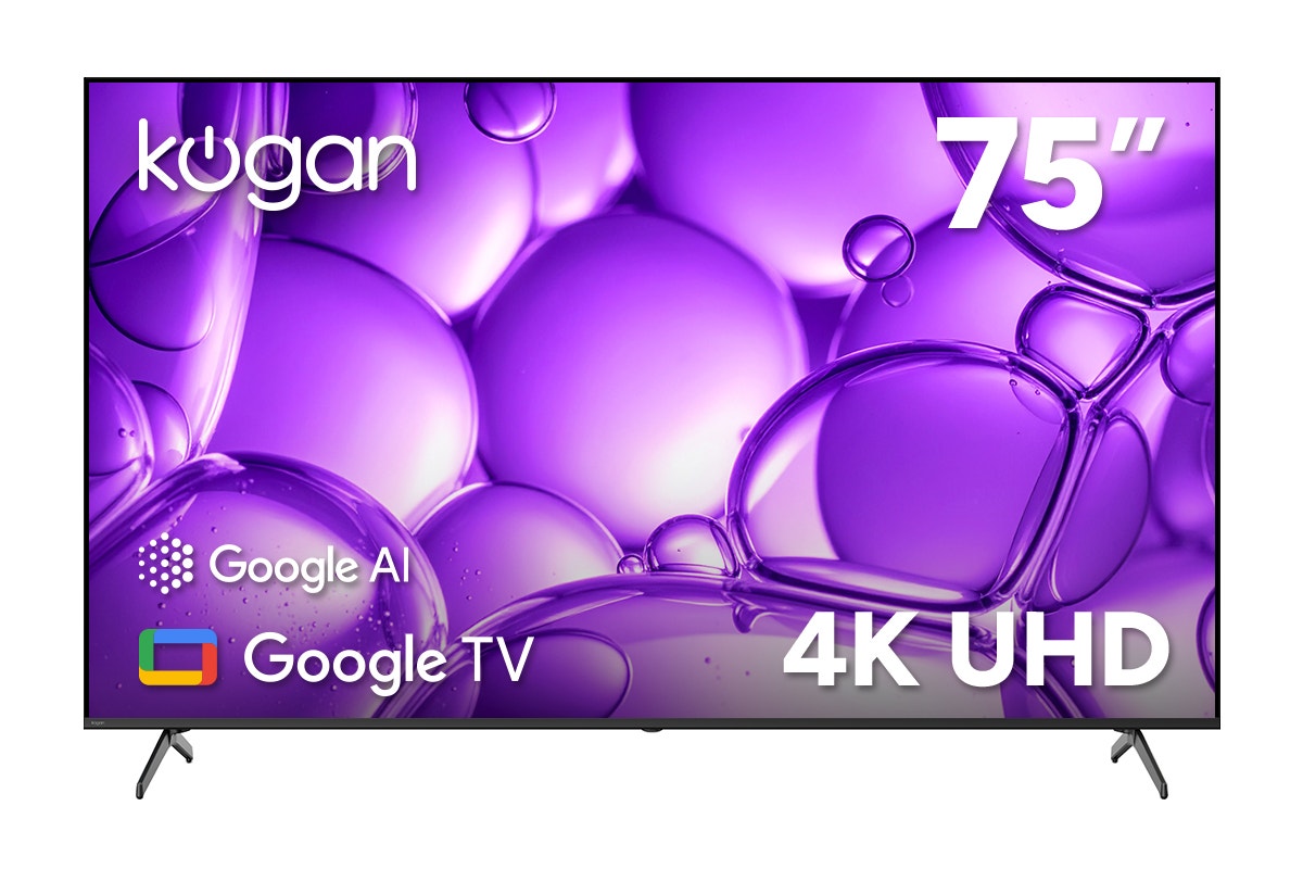 Kogan 75" LED 4K Smart AI Google TV - U95T
