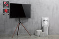 Kogan Larvik Studio Stand for 45"-65" TVs Dark Oak - SuperSaverAU - view 1