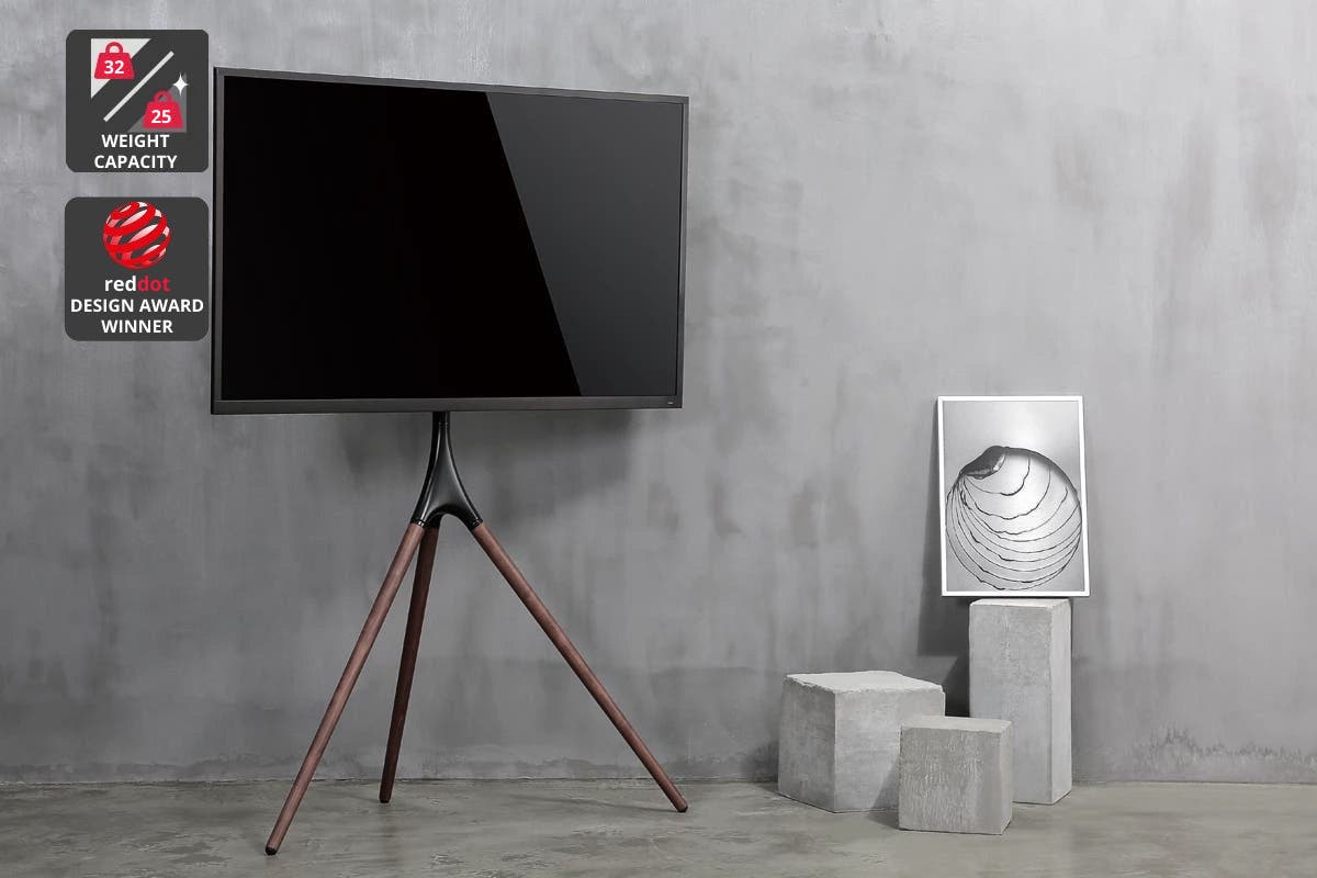 Kogan Larvik Studio Stand for 45"-65" TVs Dark Oak - SuperSaverAU - view 1