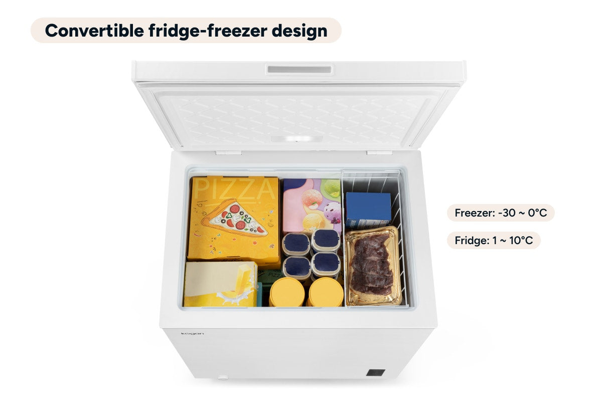 Kogan 198L Hybrid Chest Freezer (White)
