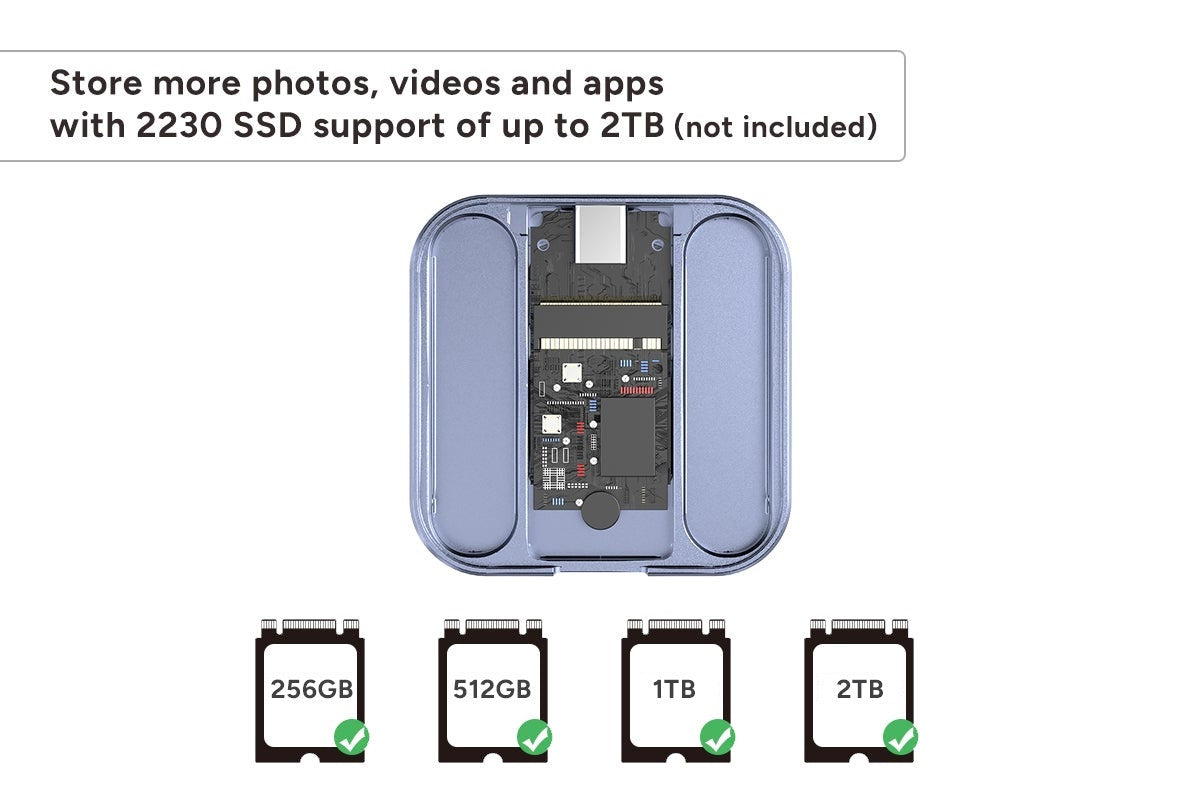 Kogan MagSafe-Compatible SSD Storage Enclosure for iPhone 15 and 16