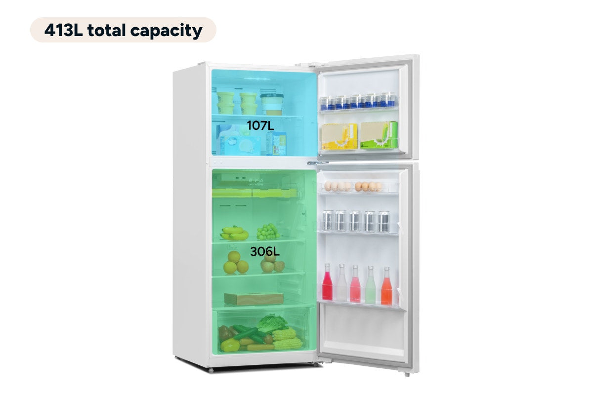 Kogan 413L Top Mount Fridge (White)