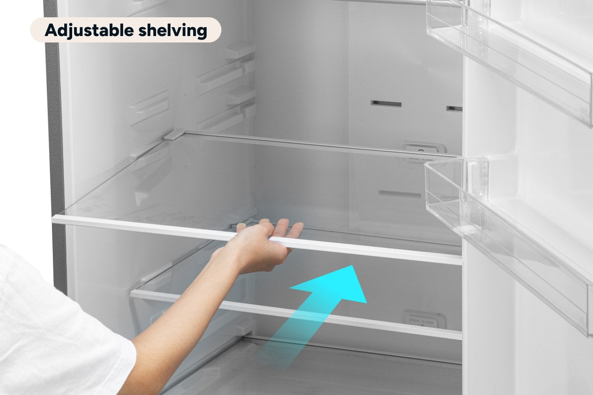 Kogan 413L Top Mount Fridge (Stainless Steel)