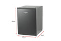 Kogan 65L Bar Fridge - Silver - SuperSaverAU - view 3