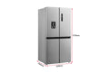 Kogan 490L French Door Fridge with Water Dispenser (Stainless Steel)