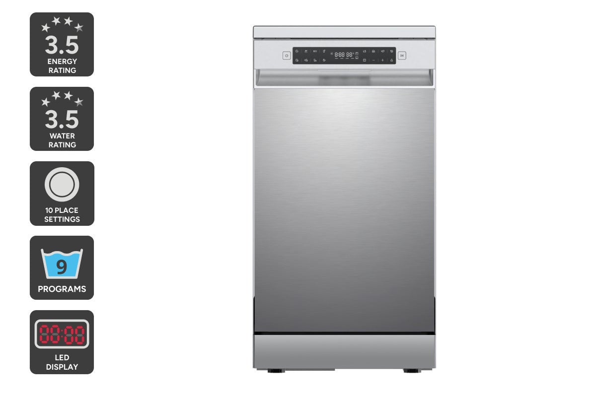 Kogan 45cm Freestanding Dishwasher (10 Place, Stainless Steel)