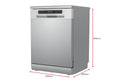 Kogan 60cm Freestanding Dishwasher (15 Place, Stainless Steel)