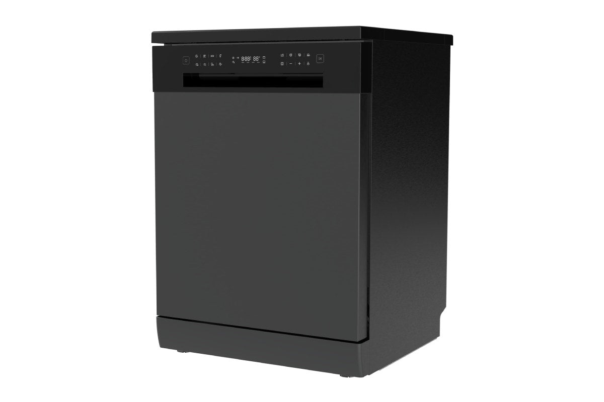 Kogan 60cm Freestanding Dishwasher (15 Place, Black Stainless Steel)
