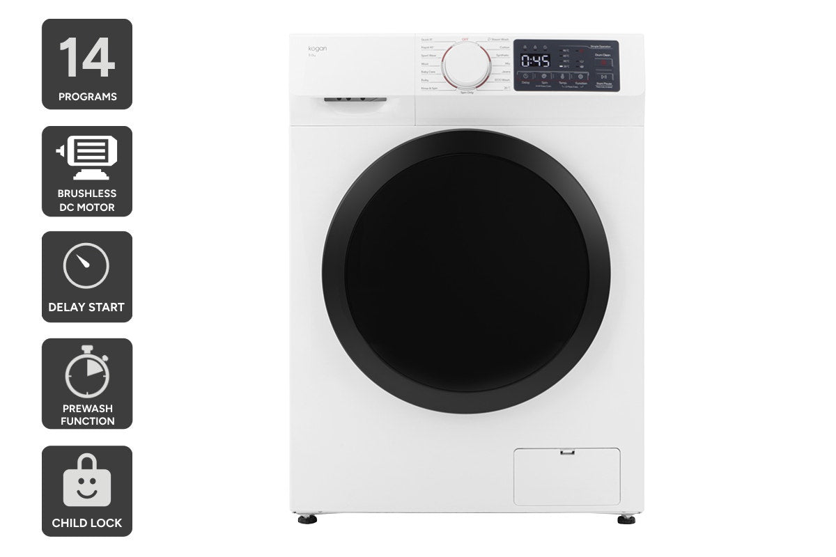 Kogan 9kg Front Load BLDC Inverter Washing Machine