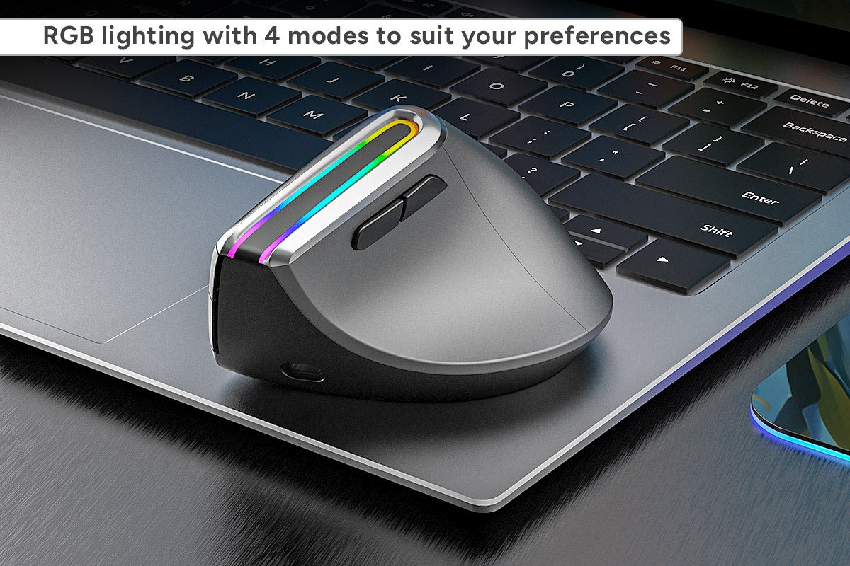 Kogan MX Vertical Rechargeable Wireless Ergonomic Mouse