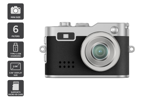 Kogan Mini Keychain Digital Camera (Black)