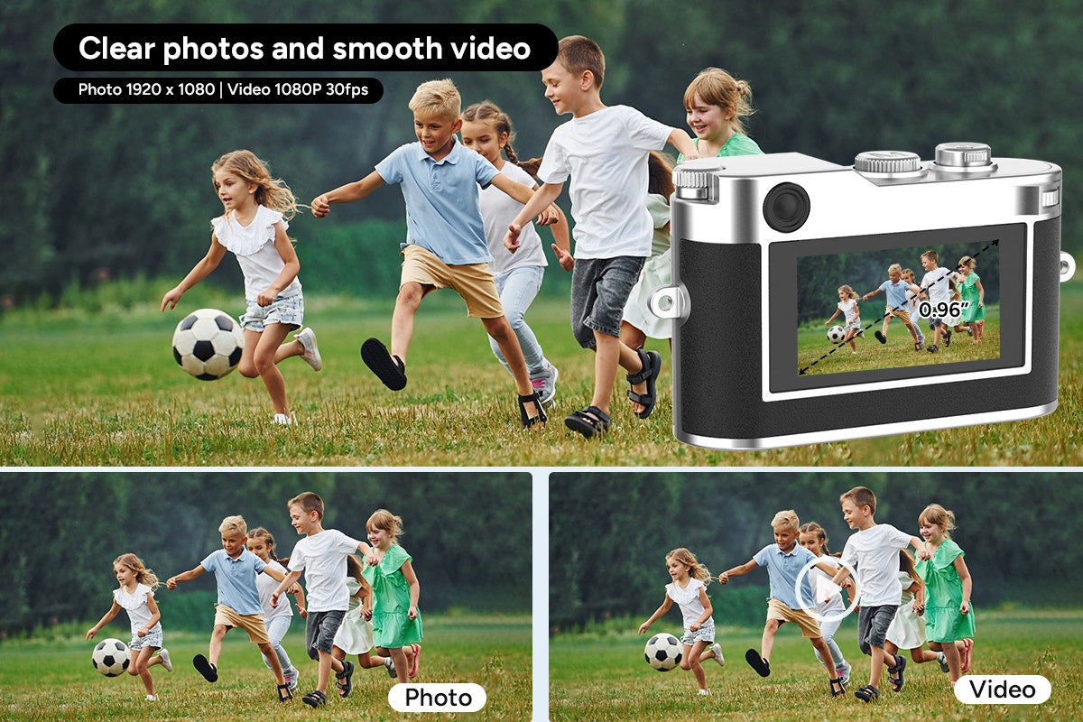 Kogan Mini Keychain Digital Camera (Black)