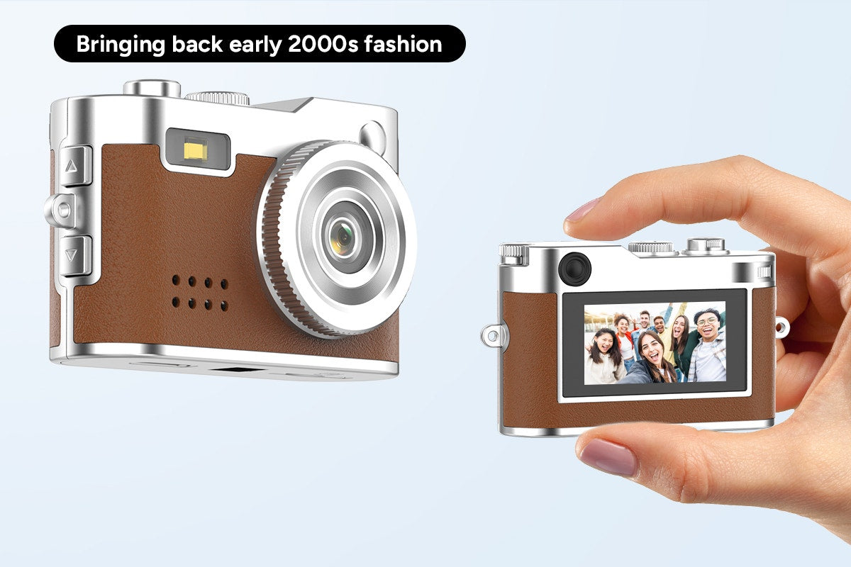 Kogan Mini Keychain Digital Camera (Brown)
